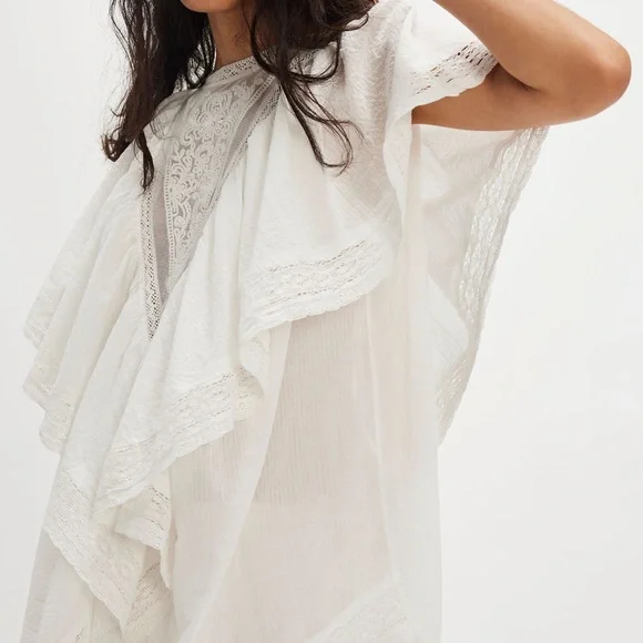 Free People White Lace Blouse - Picture 3 of 11